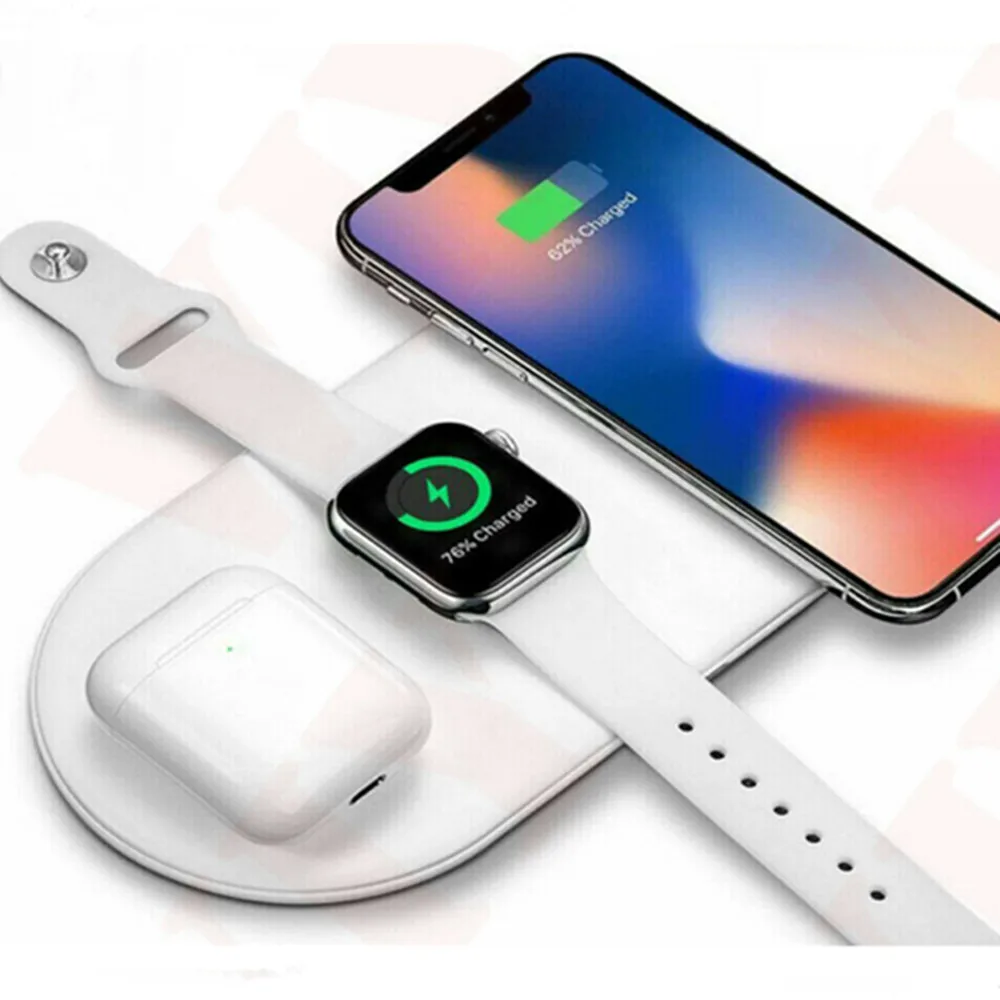 3in1 Qi Wireless Charger 10W/5W 3 PD Chip 8mm 0.2s Distance Sensor Fast Charging Dock Stand For Airpods Apple Watch IPhone
3in1 Qi Wireless Charger 10W/5W 3 PD Chip 8mm 0.2s Distance Sensor Fast Charging Dock Stand For Airpods Apple Watch IPhone