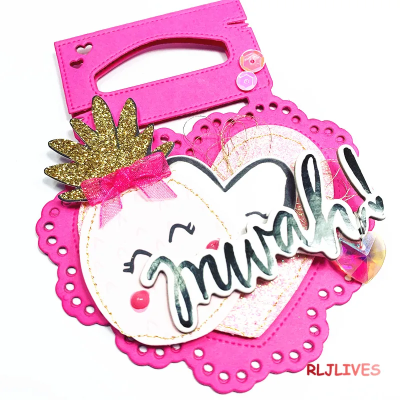 Heart Bag Topper Metal Cutting Dies DIY Scrapbooking Card Stencil Craft Handmade Album Handbook Decoration 
Heart Bag Topper Metal Cutting Dies DIY Scrapbooking Card Stencil Craft Handmade Album Handbook Decoration