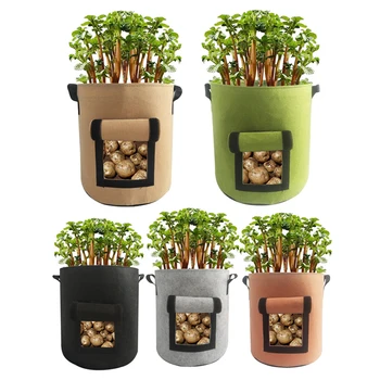 3 Size Plant Grow Bags Home Garden Potato Pot Greenhouse Vegetable Growing Bags Moisturizing Jardin Vertical Garden Bag Seedling
3 Size Plant Grow Bags Home Garden Potato Pot Greenhouse Vegetable Growing Bags Moisturizing Jardin Vertical Garden Bag Seedling
