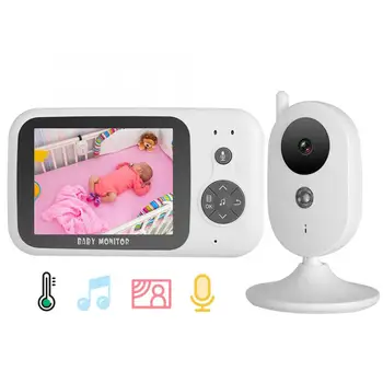 3.2 in LCD 2.4G Wireless Baby Video Monitor 2 Way Audio Night Vision Security Camera 100-240V Video Monitor
3.2 in LCD 2.4G Wireless Baby Video Monitor 2 Way Audio Night Vision Security Camera 100-240V Video Monitor