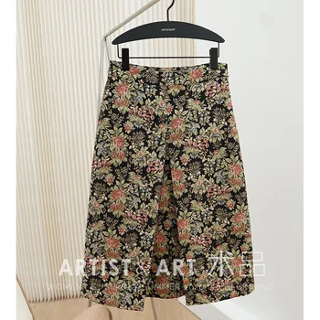 Svoryxiu 2020 Autumn Winter Vintage Flower Print Jacquard Skirt Women's Designer Custom Elegant A-Line Skirt
Svoryxiu 2020 Autumn Winter Vintage Flower Print Jacquard Skirt Women's Designer Custom Elegant A-Line Skirt