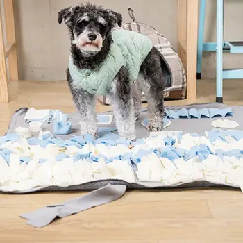 Pet Dog Toys Snuffing Mat Puzzle Training Interactive Washable Sniffing Pad Mat Find Toys For Dogs Food Sniff Training G8S3 
Pet Dog Toys Snuffing Mat Puzzle Training Interactive Washable Sniffing Pad Mat Find Toys For Dogs Food Sniff Training G8S3
