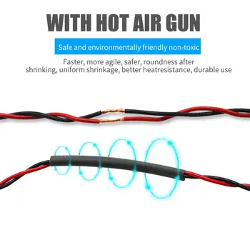 150pcs/Box Durable Cable Duct Heat Shrink Tubing Insulated Sleeve Tubes Insulation Worker DIY Spare Parts Kit
150pcs/Box Durable Cable Duct Heat Shrink Tubing Insulated Sleeve Tubes Insulation Worker DIY Spare Parts Kit