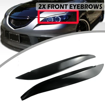 for Mazda 3 Hatchback 2004-2009 Glossy Black Front Headlights Eyebrow Eyelid Sticker Trim Car Decoration 
for Mazda 3 Hatchback 2004-2009 Glossy Black Front Headlights Eyebrow Eyelid Sticker Trim Car Decoration