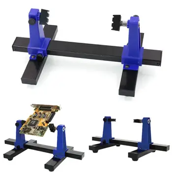 SN-390 PCB Soldering Circuit Board Holder Clamp 360 Degree Rotation Adjustable Anti-slip Portable Fixture ABS Frame Auxiliary