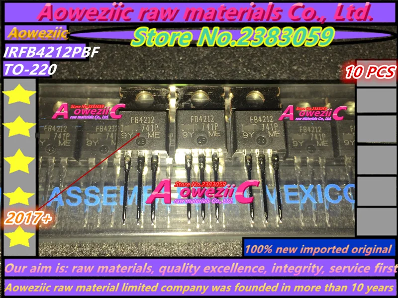 Транзистор с полевым эффектом Aoweziic 2017 + 100 новый импортный оригинальный IRFB4212 fb4212pbf
