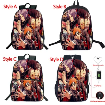 NARUTO Akatsuki Backpack USB Charge School Bags Fashion Back to College Backpack Students Boys Girls Travel Shoulder Bag
NARUTO Akatsuki Backpack USB Charge School Bags Fashion Back to College Backpack Students Boys Girls Travel Shoulder Bag