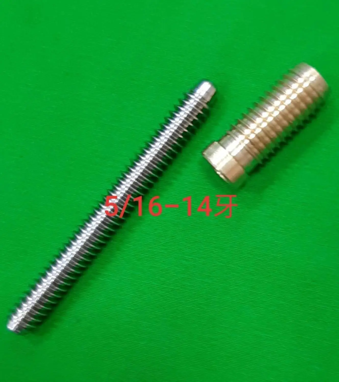 Pin & Insert - 5/16 - 14 Pool Cue Joint Pin & 5/16-14 Brass Cue Shaft Insert Billiard rods fittings
Pin & Insert - 5/16 - 14 Pool Cue Joint Pin & 5/16-14 Brass Cue Shaft Insert Billiard rods fittings