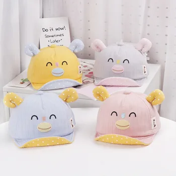 Baby boy and girl hats Cartoon smiling child hat 2020 spring summer newborn 5-12 months baby sun hat infant peaked baseball caps
Baby boy and girl hats Cartoon smiling child hat 2020 spring summer newborn 5-12 months baby sun hat infant peaked baseball caps