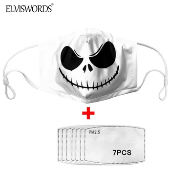 ELVISWORDS Women Men Hot Sale Mouth Mask The Nightmare Before Christmas Jack Face Print Masks 7 Pieces PM 2.5 Face Mask Filter
ELVISWORDS Women Men Hot Sale Mouth Mask The Nightmare Before Christmas Jack Face Print Masks 7 Pieces PM 2.5 Face Mask Filter