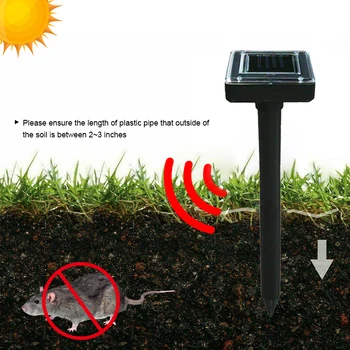 4Pcs Solar Powered Mouse Repeller Scarer Pest Reject Ultrasonic Sonic Anti Rats Mole Insect Rodent Deterrent Repellent Snake
4Pcs Solar Powered Mouse Repeller Scarer Pest Reject Ultrasonic Sonic Anti Rats Mole Insect Rodent Deterrent Repellent Snake