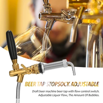 Beer Tap Stopsock Adjustable With Chrome Plating Beer Home Brewing With Ball Lock
Beer Tap Stopsock Adjustable With Chrome Plating Beer Home Brewing With Ball Lock