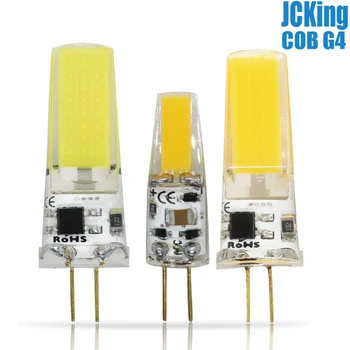 JCKing 5 Watts /2 Watts G4 Dimmable COB LEDs Bulbs Lamp 12V/ 120V/ 220V Replacement Halogen Lamps Spotlight Chandelier
JCKing 5 Watts /2 Watts G4 Dimmable COB LEDs Bulbs Lamp 12V/ 120V/ 220V Replacement Halogen Lamps Spotlight Chandelier