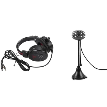 1 Pcs A1 Game Headsets 3.5mm Wired Headphones with Mic & 1 Pcs HD Webcam USB Computer Camera with Microphone
1 Pcs A1 Game Headsets 3.5mm Wired Headphones with Mic & 1 Pcs HD Webcam USB Computer Camera with Microphone