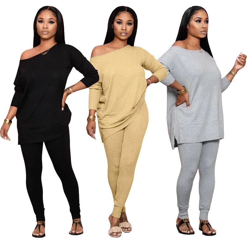 Autumn Casual Loose 2-piece Women Tracksuit Solid Color Round Neck Top Trousers Two-piece Set for Girls
Autumn Casual Loose 2-piece Women Tracksuit Solid Color Round Neck Top Trousers Two-piece Set for Girls