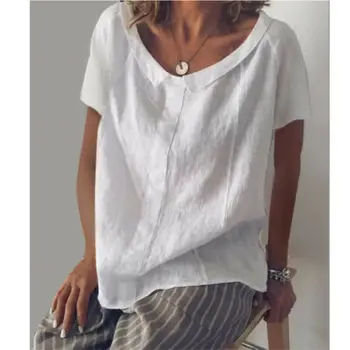 Women Cotton Baggy Tops Summer Loose Short Sleeve Casual T-Shirts 
Women Cotton Baggy Tops Summer Loose Short Sleeve Casual T-Shirts