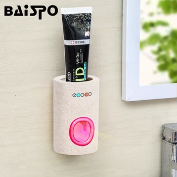 BAISPO Automatic Toothpaste Dispenser Dust-proof Toothbrush Holder Wall Mount Stand Bathroom Accessories Set Toothpaste Squeezer
BAISPO Automatic Toothpaste Dispenser Dust-proof Toothbrush Holder Wall Mount Stand Bathroom Accessories Set Toothpaste Squeezer