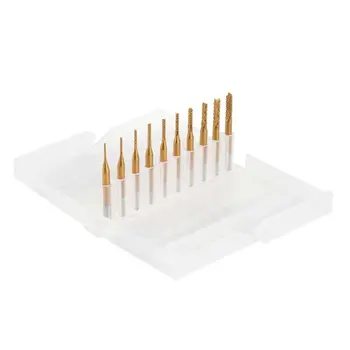 10 Pc 0.8-3.175mm PCB Drill Bit Set Tungsten Steel CNC End Mill Corn Milling Tip 2019 New
10 Pc 0.8-3.175mm PCB Drill Bit Set Tungsten Steel CNC End Mill Corn Milling Tip 2019 New