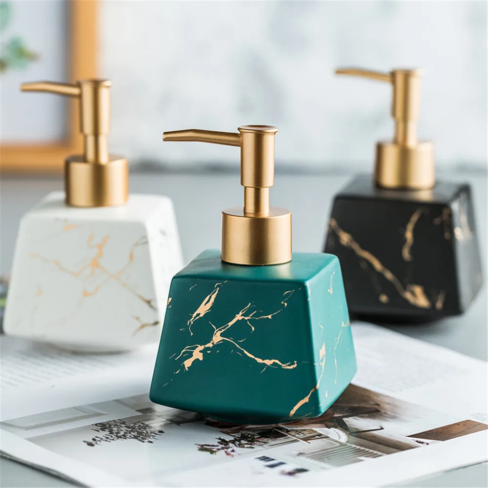 Bathroom 260ml Soap Dispenser Square Marble Pattern Ceramic Shampoo Bottles Nordic Hand Washing Empty Refill Sub-bottle
Bathroom 260ml Soap Dispenser Square Marble Pattern Ceramic Shampoo Bottles Nordic Hand Washing Empty Refill Sub-bottle