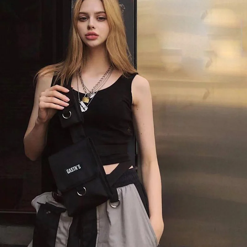 Tactical Vest Waist Bag Men Women Hip Hop Chest Rig Waist Pack Adjustable Canvas Belt Bags Fashion Travel Fanny Pack Mini Purse
Tactical Vest Waist Bag Men Women Hip Hop Chest Rig Waist Pack Adjustable Canvas Belt Bags Fashion Travel Fanny Pack Mini Purse