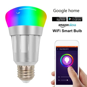 10W Spotlight Smart WiFi Light Lamp LED Light Bulb Remote Control Lights Chip Dimming Work with Intelligent Alexa Google Home
10W Spotlight Smart WiFi Light Lamp LED Light Bulb Remote Control Lights Chip Dimming Work with Intelligent Alexa Google Home