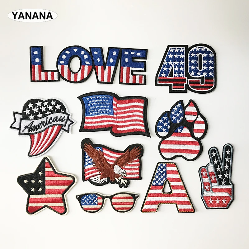 the Banner the Stars and Stripes patch DIY Clothing Iron on sticker Embroidered Patch
the Banner the Stars and Stripes patch DIY Clothing Iron on sticker Embroidered Patch