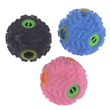 1PCS Pet Dog Cat Treat Ball Toy Training Chew Sound Food Dispenser Toy Hard Rubber Squeaky Giggle Ball For Pet Toys Supplies
1PCS Pet Dog Cat Treat Ball Toy Training Chew Sound Food Dispenser Toy Hard Rubber Squeaky Giggle Ball For Pet Toys Supplies