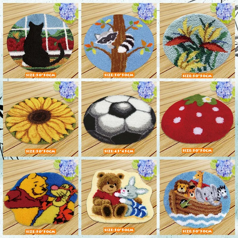 Hairy Football Series Needlework Crochet Latch Hook Rug Kit Mat Unfinished Accessories Carpet Embroidery Handmade Room Floor DIY
Hairy Football Series Needlework Crochet Latch Hook Rug Kit Mat Unfinished Accessories Carpet Embroidery Handmade Room Floor DIY