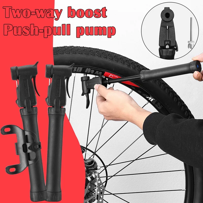 Inflator Portable Universal Bicycle Universal Household Small E-Bike Tire Pump Inflator Motorcycle Inflatable Carry-on Belt Drop