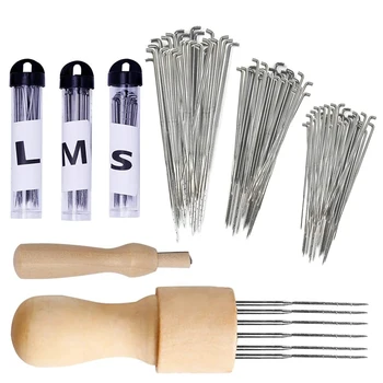 LMDZ 95 pcs Felting Tool Kit Felt Needle Craft Set Stainless Steel Wool Felting Needle Weaving Handmade Needlework Craft Kits
LMDZ 95 pcs Felting Tool Kit Felt Needle Craft Set Stainless Steel Wool Felting Needle Weaving Handmade Needlework Craft Kits