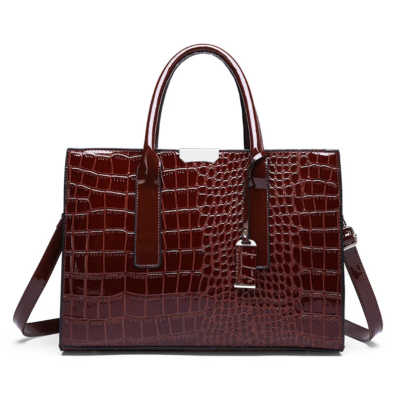Europe And America-Style Patent Leather WOMEN'S Bag WOMEN'S Handbag Single-shoulder Crossbody Bag Crocodile Pattern Stereo Type
Europe And America-Style Patent Leather WOMEN'S Bag WOMEN'S Handbag Single-shoulder Crossbody Bag Crocodile Pattern Stereo Type