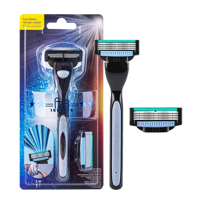 RZRIGUETTA New Razor Men Quality Steel Blade 4 Layer Razor Holder Cartridge Shaving Razor Hollow-Out Easy To Clean Design
RZRIGUETTA New Razor Men Quality Steel Blade 4 Layer Razor Holder Cartridge Shaving Razor Hollow-Out Easy To Clean Design