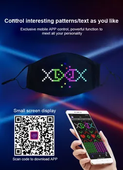 Magic Mask Face Mask, LED Lighted Matrix, Bluetooth App Controlled, Wireless, USB Rechargeable Battery
Magic Mask Face Mask, LED Lighted Matrix, Bluetooth App Controlled, Wireless, USB Rechargeable Battery
