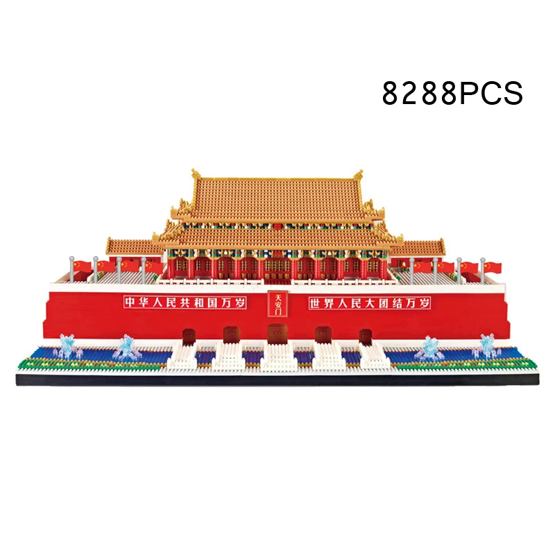 World Famous Historical Architecture TiananMen Micro Diamond Block China Beijing Tianan Men Model Brick Nanobrick Toy Collection
World Famous Historical Architecture TiananMen Micro Diamond Block China Beijing Tianan Men Model Brick Nanobrick Toy Collection