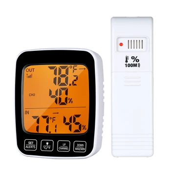 New Digital Temperature Humidity Meter hygrometer Thermometer Indoor Outdoor Wireless 3-channel TEMP Humidity Tester Weather Sta
New Digital Temperature Humidity Meter hygrometer Thermometer Indoor Outdoor Wireless 3-channel TEMP Humidity Tester Weather Sta