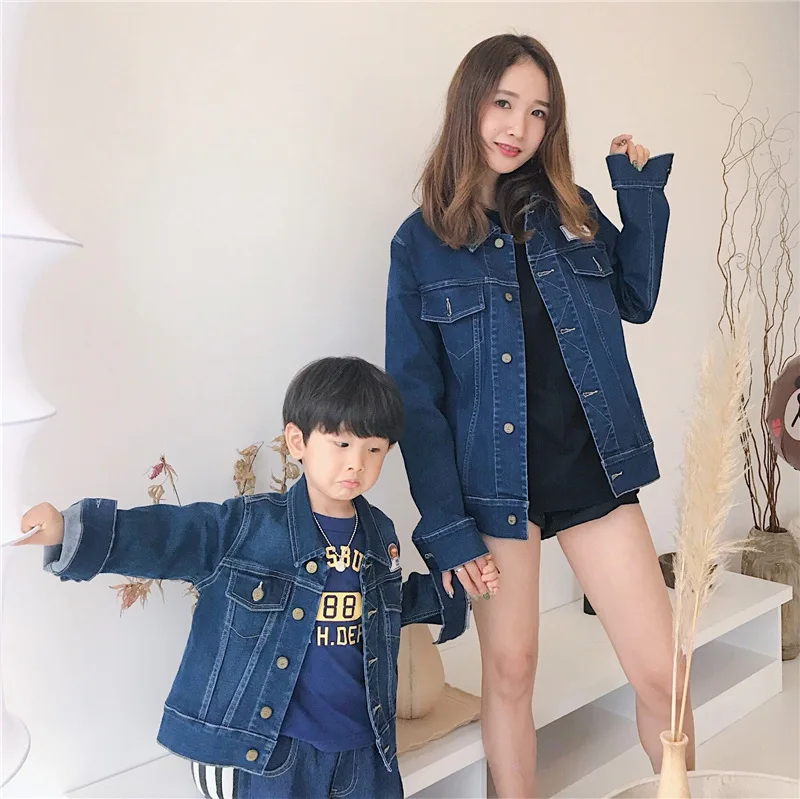 2019 Autumn New Style-Apes Printed Embroidered High-End Jeans Coat Parent-child Matching Outfit-
2019 Autumn New Style-Apes Printed Embroidered High-End Jeans Coat Parent-child Matching Outfit-