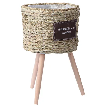 1 Set Flowerpot Straw Baskets with Legs Flowers Decorative Woven for Home
1 Set Flowerpot Straw Baskets with Legs Flowers Decorative Woven for Home