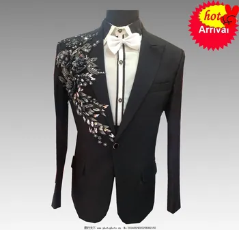 jacket blazer casual black singer dancer show male dance costumes outerwear coat jazz nightclub performance stage prom
jacket blazer casual black singer dancer show male dance costumes outerwear coat jazz nightclub performance stage prom