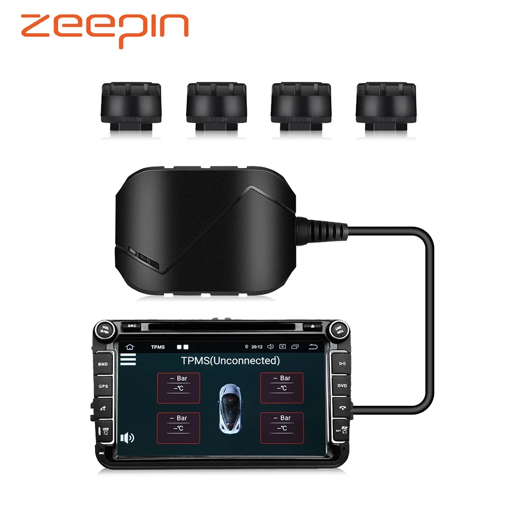 USB TPMS Car Tire Pressure Monitoring System Android Navigation Auto Tyre Alarm 4 External Sensors for Car GPS DVD Player
USB TPMS Car Tire Pressure Monitoring System Android Navigation Auto Tyre Alarm 4 External Sensors for Car GPS DVD Player