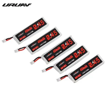 5 PCS URUAV 3.8V 450mAh 80C/160C 1S Lipo Battery PH2.0 Plug for EMAX Tinyhawk II 75mm Tiny7 Happymodel Snapper7 RC Drone Parts
5 PCS URUAV 3.8V 450mAh 80C/160C 1S Lipo Battery PH2.0 Plug for EMAX Tinyhawk II 75mm Tiny7 Happymodel Snapper7 RC Drone Parts