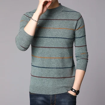100% Wool Men Knit Tops Sweater Pullover Basic O Neck for Autumn Winter Striped Fashion Casual BO20141231
100% Wool Men Knit Tops Sweater Pullover Basic O Neck for Autumn Winter Striped Fashion Casual BO20141231