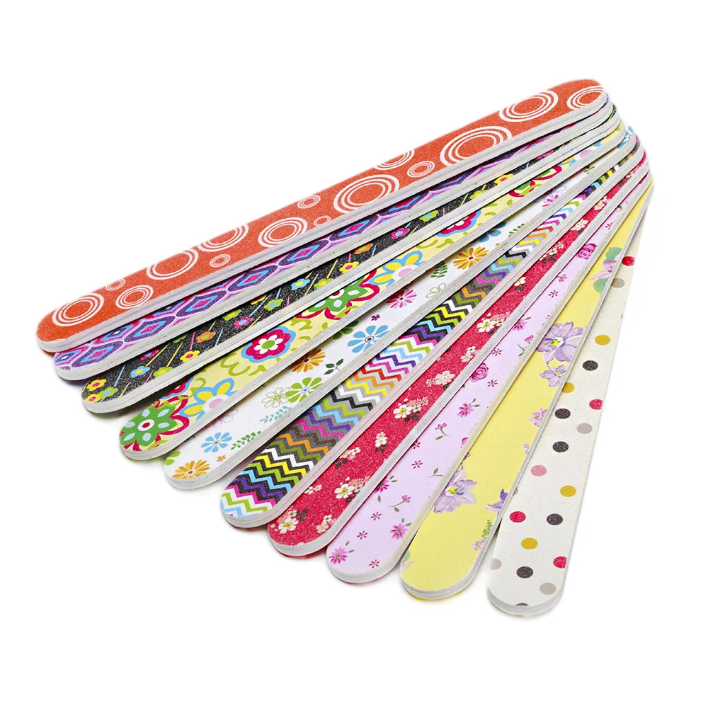 10Pcs/lot Nail File 100/180 Buffer Block Sanding Straight Shape Flower Image Durable Sandpaper Salon DIY Acrylic Nail Supplies
10Pcs/lot Nail File 100/180 Buffer Block Sanding Straight Shape Flower Image Durable Sandpaper Salon DIY Acrylic Nail Supplies