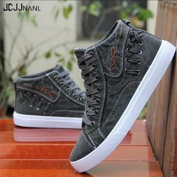 JCJJNANL 2019 men's High Top Sneakers Men Canvas Shoes men's Sneakers Fashion Casual Shoes Sneakers autumn sport shoes
JCJJNANL 2019 men's High Top Sneakers Men Canvas Shoes men's Sneakers Fashion Casual Shoes Sneakers autumn sport shoes