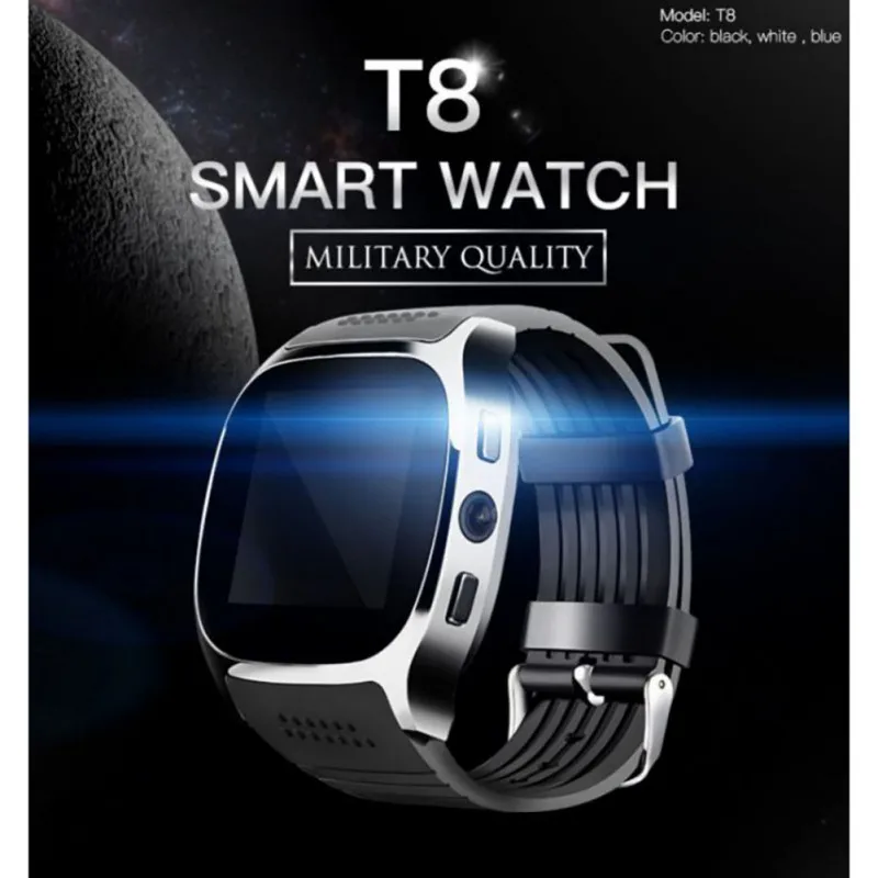 Smart Watch Touch Screen WristWatch With Pedometer Camera Sleep Monitor Sedentary Reminder Music Player For Men Women
Smart Watch Touch Screen WristWatch With Pedometer Camera Sleep Monitor Sedentary Reminder Music Player For Men Women
