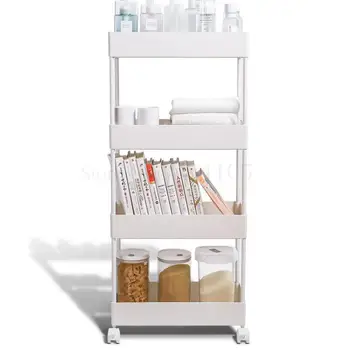 Bathroom shelf bathroom trolley trolley storage storage shelf mobile floor pulley multi-layer kitchen
Bathroom shelf bathroom trolley trolley storage storage shelf mobile floor pulley multi-layer kitchen