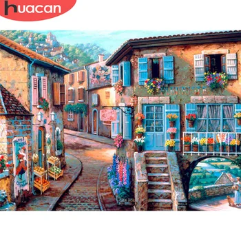 HUACAN 5D Diamond Embroidery House Full Square/Round Diamond Painting Cross Stitch Landscape Street Craft Kit Decor For Home
HUACAN 5D Diamond Embroidery House Full Square/Round Diamond Painting Cross Stitch Landscape Street Craft Kit Decor For Home