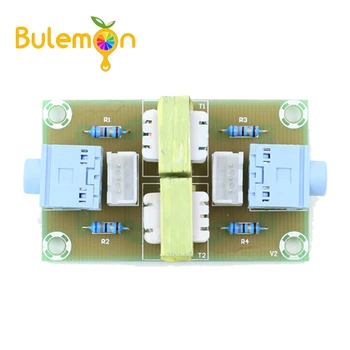 XH-M372 audio isolator vehicle common ground suppression interference noise isolation module transformer coupler
XH-M372 audio isolator vehicle common ground suppression interference noise isolation module transformer coupler