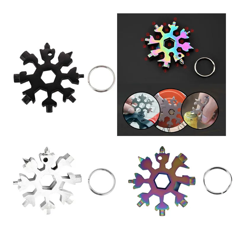 18 in 1 snowflake multi pocket tool keyring key ring spanner hex wrench multifunction multipurpose camp survive outdoor hike
18 in 1 snowflake multi pocket tool keyring key ring spanner hex wrench multifunction multipurpose camp survive outdoor hike