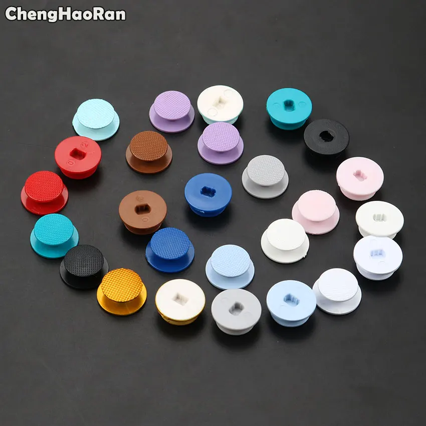 Фото ChengHaoRan 10-100 шт Разноцветные 3D аналоговые джойстики крышка джойстика Накладка для