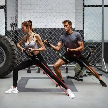 11pcs/set Pull Rope Fitness Exercises Resistance Bands Excerciser Yoga Body Tubes Loop Tube Training Pedal Latex Rubber Wor B5R2
11pcs/set Pull Rope Fitness Exercises Resistance Bands Excerciser Yoga Body Tubes Loop Tube Training Pedal Latex Rubber Wor B5R2
